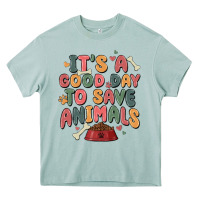 Arona it's a good day to save animals Heavy Core Tee - MaliasSmallBusiness