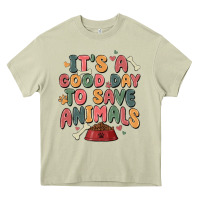 Mossy it's a good day to save animals Heavy Core Tee - MaliasSmallBusiness