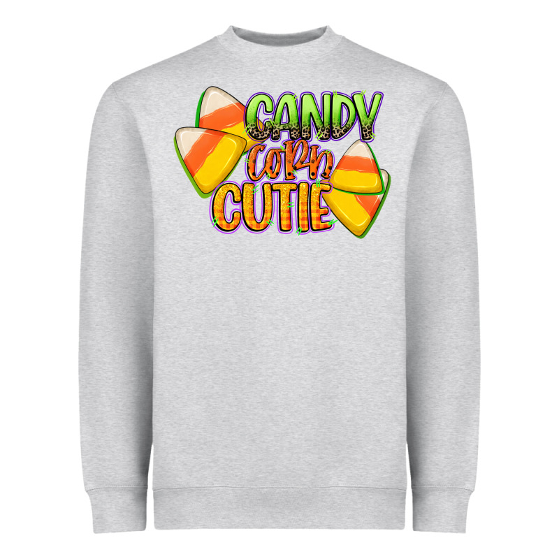Candy Corn Cutie Heavyweight Sweatshirt by CowGirlArtShop | Teevron