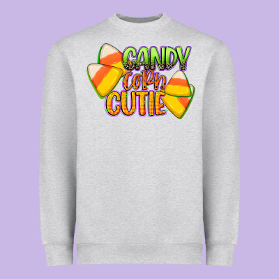 Candy Corn Cutie Heavyweight Sweatshirt Designed By Cowgirlartshop