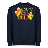 Navy candy corn cutie Heavyweight Sweatshirt - CowGirlArtShop