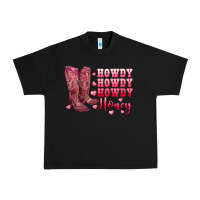 Black howdy howdy howdy honey with cowgirl boots Urban Heavy Tee - RanaPortraitStore