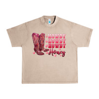 French Oak howdy howdy howdy honey with cowgirl boots Urban Heavy Tee - RanaPortraitStore