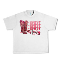 Lunar Rock howdy howdy howdy honey with cowgirl boots Urban Heavy Tee - RanaPortraitStore