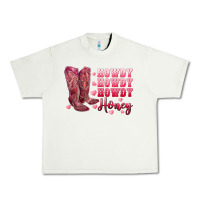 Pistachio howdy howdy howdy honey with cowgirl boots Urban Heavy Tee - RanaPortraitStore