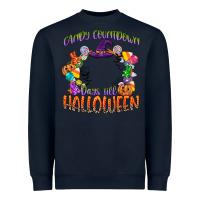 Navy candy countdown days till halloween Heavyweight Sweatshirt - CowGirlArtShop