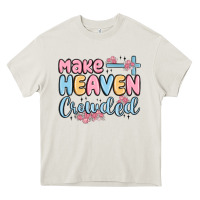 Cream make heaven crowded Heavy Core Tee - MaliasSmallBusiness