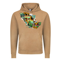Vintage Camel Mexico Map Vintage Hoodie - RanaPortraitStore