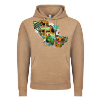 Vintage Coffee Mexico Map Vintage Hoodie - RanaPortraitStore