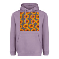 Lavender african fabric seamless pattern Heavyweight Hoodie - BundleAndBundleShop