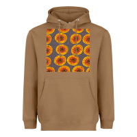 Toasted Coconut african fabric seamless pattern Heavyweight Hoodie - BundleAndBundleShop