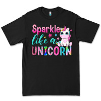 Black sparkle like a unicorn Premium Tee - NancyCooperArtShop