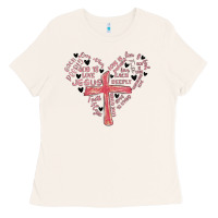 Bone retro christian valentine Ladies Tee - MaliasSmallBusiness