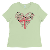 Matcha retro christian valentine Ladies Tee - MaliasSmallBusiness