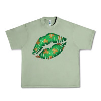 Oil Green St. Patricks Day Green Lips Urban Heavy Tee - Bettercallsaul