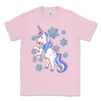 Bubblegum Pink Winter unicorn Classic Tee - Artiststas