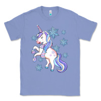 Colony Blue Winter unicorn Classic Tee - Artiststas