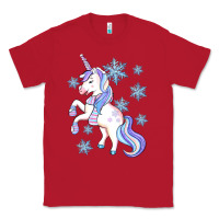 Red Winter unicorn Classic Tee - Artiststas