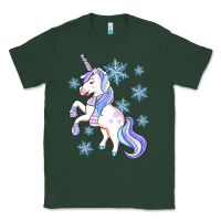 Sports Green Winter unicorn Classic Tee - Artiststas