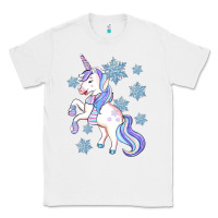 White Winter unicorn Classic Tee - Artiststas