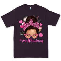 Plum small business messy bun Premium Tee - NancyCooperArtShop