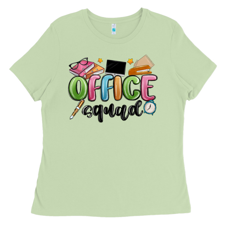 Office Squad Ladies Tee by MaliasSmallBusiness | Teevron