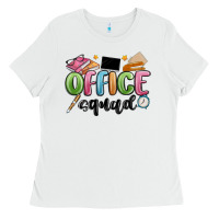 White office squad Ladies Tee - MaliasSmallBusiness