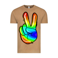 Vintage Camel rainbow peace sign Vintage Tee - Jasminsmagicworld