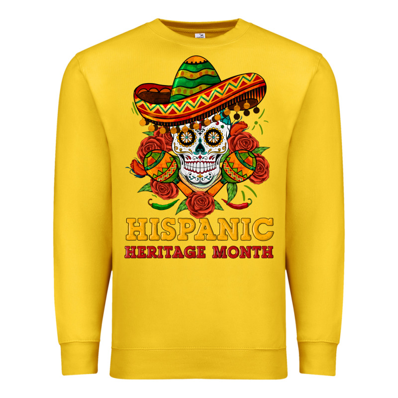 Sombrero Skull Heritage Premium Sweatshirt by BundleAndBundleShop | Teevron