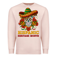 Pale Pink sombrero skull heritage Premium Sweatshirt - BundleAndBundleShop