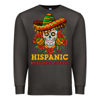Smoke sombrero skull heritage Premium Sweatshirt - BundleAndBundleShop