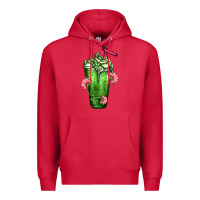 Cardinal Western Cactus Cold Frappe Premium Hoodie - FaDigitalArtStudio