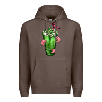 Coffee Western Cactus Cold Frappe Premium Hoodie - FaDigitalArtStudio