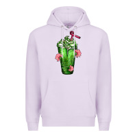 Lilac Western Cactus Cold Frappe Premium Hoodie - FaDigitalArtStudio