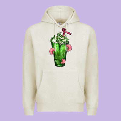 Western Cactus Cold Frappe Premium Hoodie Designed By Fadigitalartstudio