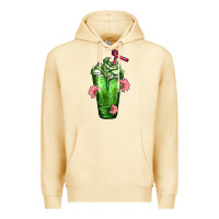 Pina Colada Western Cactus Cold Frappe Premium Hoodie - FaDigitalArtStudio