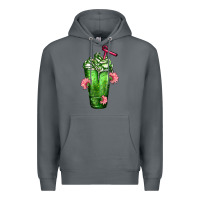 Rock Western Cactus Cold Frappe Premium Hoodie - FaDigitalArtStudio