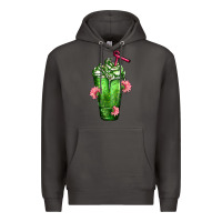 Smoke Western Cactus Cold Frappe Premium Hoodie - FaDigitalArtStudio