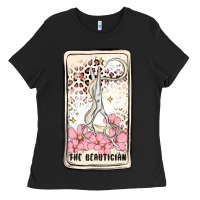 Black hair stylist Ladies Tee - MaliasSmallBusiness