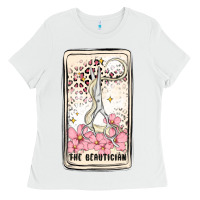 White hair stylist Ladies Tee - MaliasSmallBusiness