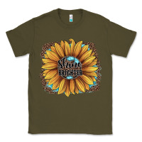 Army Green Shine Brighter Classic Tee - JahusDesignShop