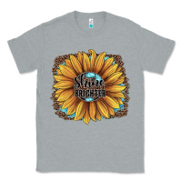 Heather Grey Shine Brighter Classic Tee - JahusDesignShop