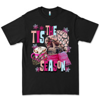Black tis the season winter skull Premium Tee - NancyCooperArtShop