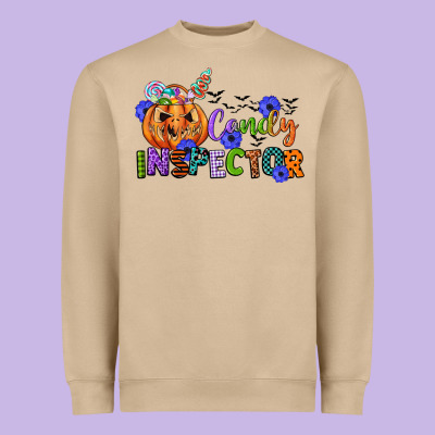 Candy Inspector Heavyweight Sweatshirt Designed By Cowgirlartshop
