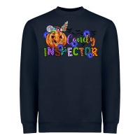 Navy candy inspector Heavyweight Sweatshirt - CowGirlArtShop