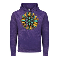 Cloud Purple Gemstone Sunflower Vintage Hoodie - Bettercallsaul