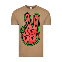 Vintage Coffee watermelon peace sign Vintage Tee - Jasminsmagicworld