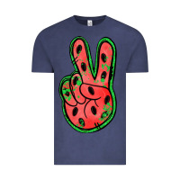 Vintage Denim watermelon peace sign Vintage Tee - Jasminsmagicworld
