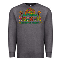 Charcoal Heather national hispanic heritage month Premium Sweatshirt - BundleAndBundleShop