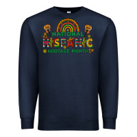 Navy national hispanic heritage month Premium Sweatshirt - BundleAndBundleShop